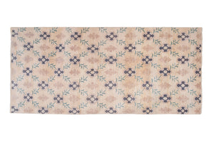Vintage Turkish Karapinar Runner Rug 4'2'' x 9'2''