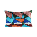 Silk Ikat Velvet Pillow Cover | 16'' x 24''