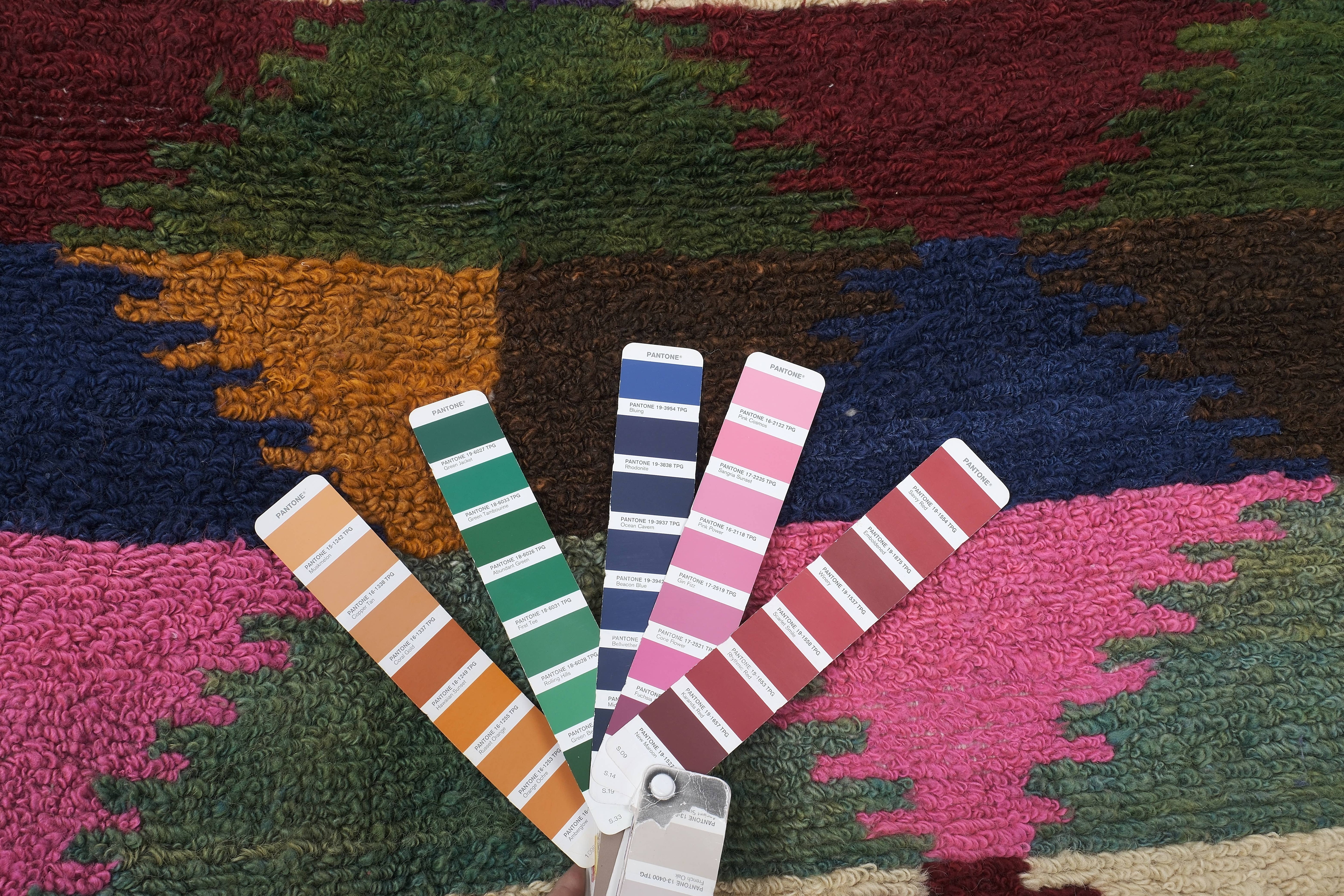 Vintage Turkish Shaggy Tulu Rug 45'' x 55''