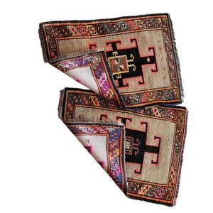 Vintage Oushak Yastik Rugs Set of 2 | 22'' x 31''