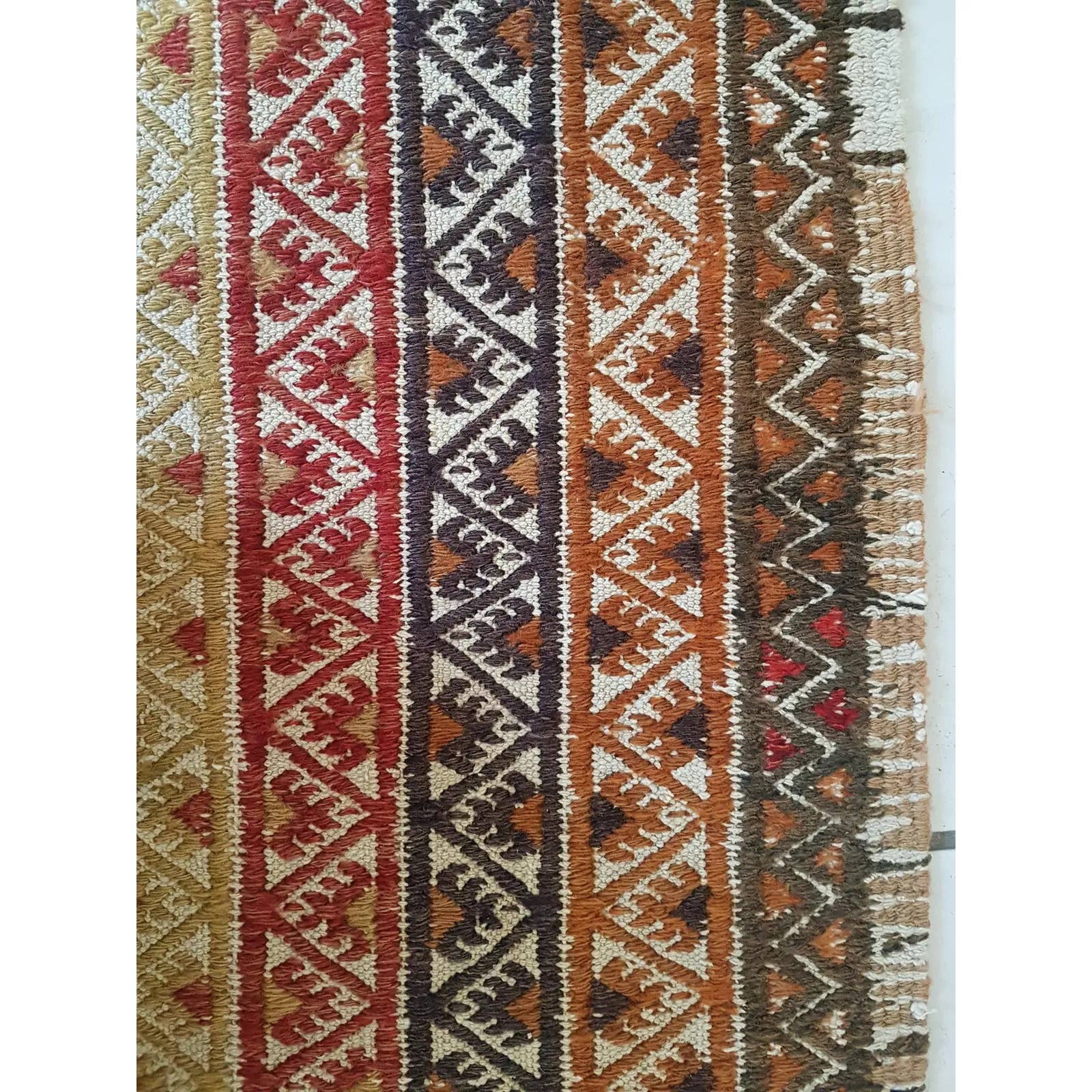 Vintage Oushak Yastik Rug 19'' x 33''