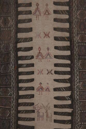 Vintage Turkish Rug 3'3'' x 5'11''