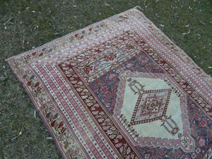Vintage Turkish Kars Rug 4'5'' x 6'