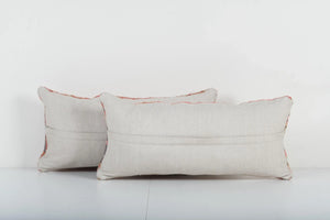 Rug Pillow Cover Set of 2 | 11'' x 22''