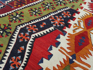 Vintage Kilim Runner 2'11'' x 12'11''