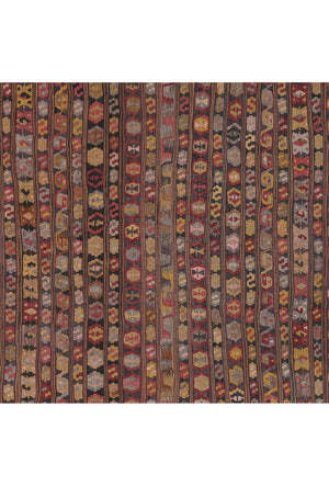 Vintage Turkish Kilim Rug 5'2'' x 7'11''