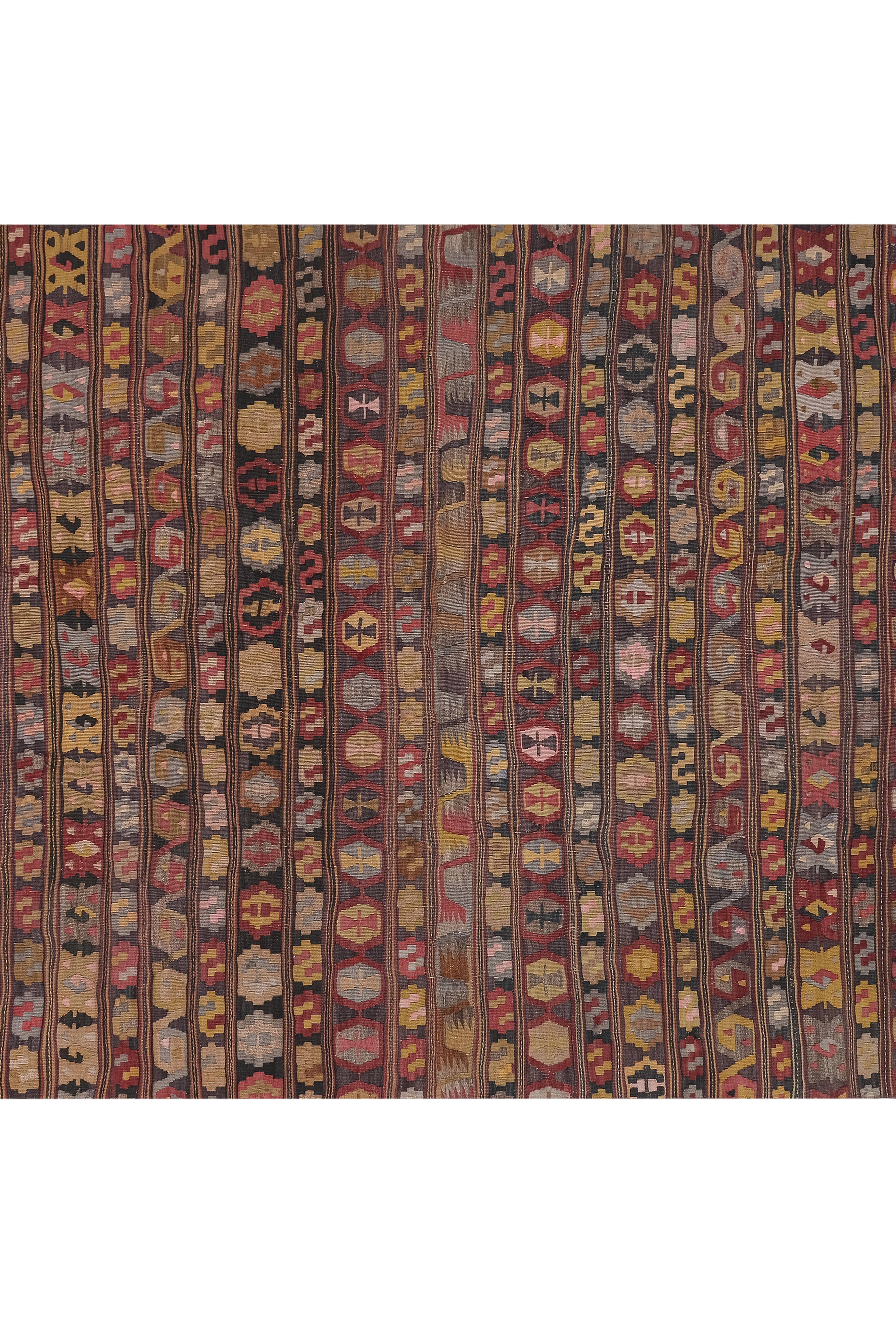 Vintage Turkish Kilim Rug 5'2'' x 7'11''