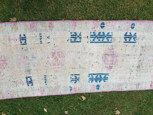 Vintage Oushak Runner 2'4'' x 15'1''