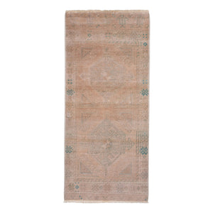 Vintage Turkish Rug 22'' x 48''