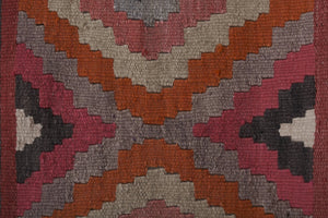 Vintage Turkish Kilim Runner 2'6'' x 11'9''