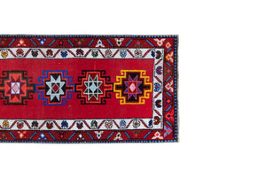 Vintage Herki Runner Rug 2'6'' x 12'4''