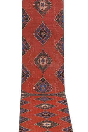 Vintage Turkish Runner Rug 3' x 21'8''