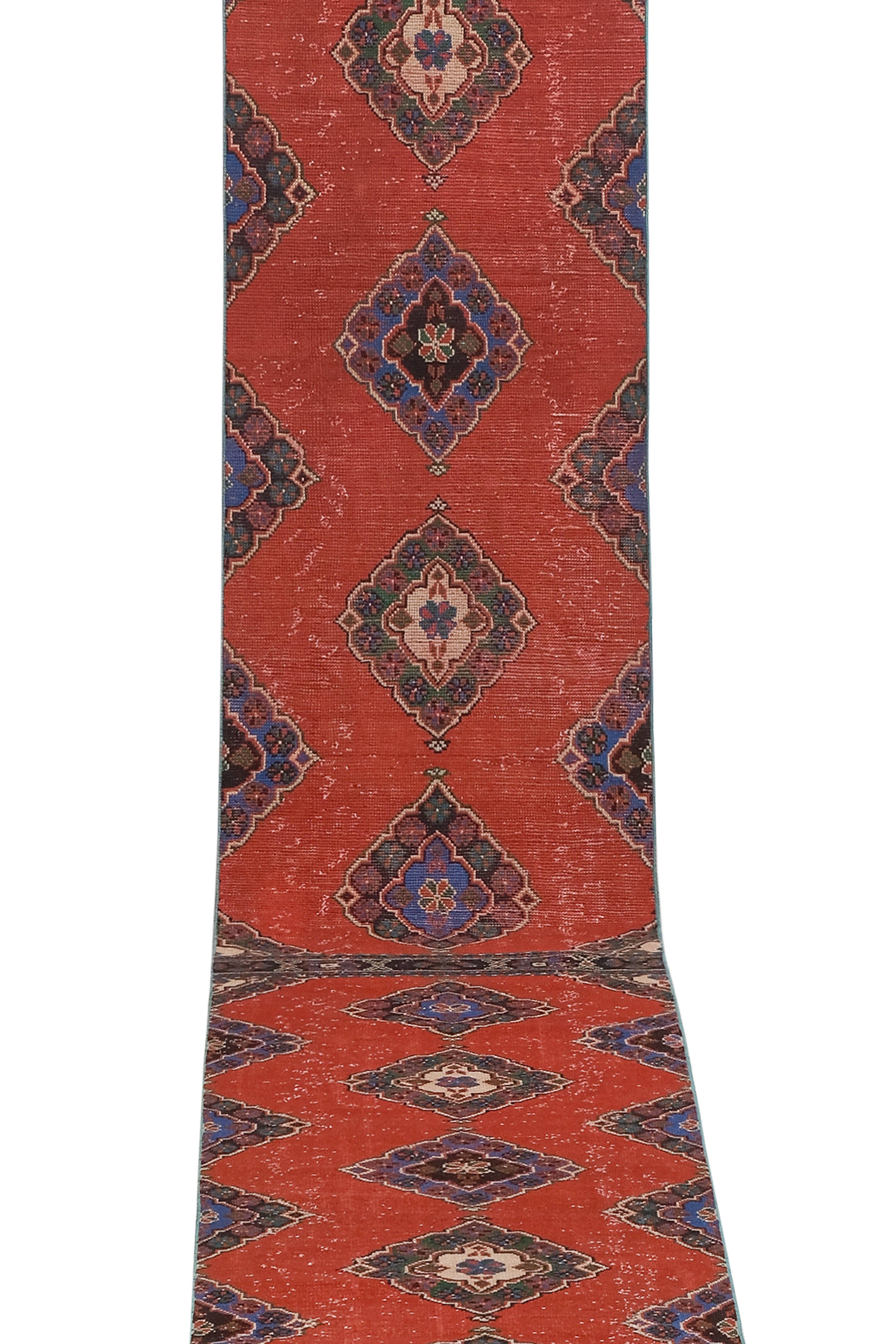 Vintage Turkish Runner Rug 3' x 21'8''