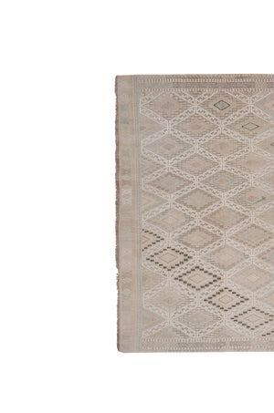Vintage Turkish Kilim Rug 5'2'' x 7'5''