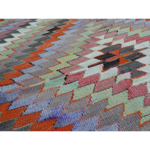 Vintage Turkish Kilim Rug 39'' x 47''