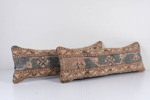 Rug Bedding Pillow Cover Set of 2 | 12'' x 35''