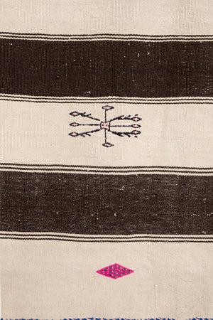 Vintage Turkish Kilim Rug 5'10'' x 11'4''