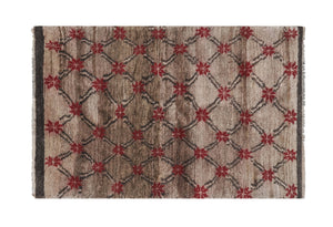Vintage Turkish Tulu Rug 4'2'' x 7'1''