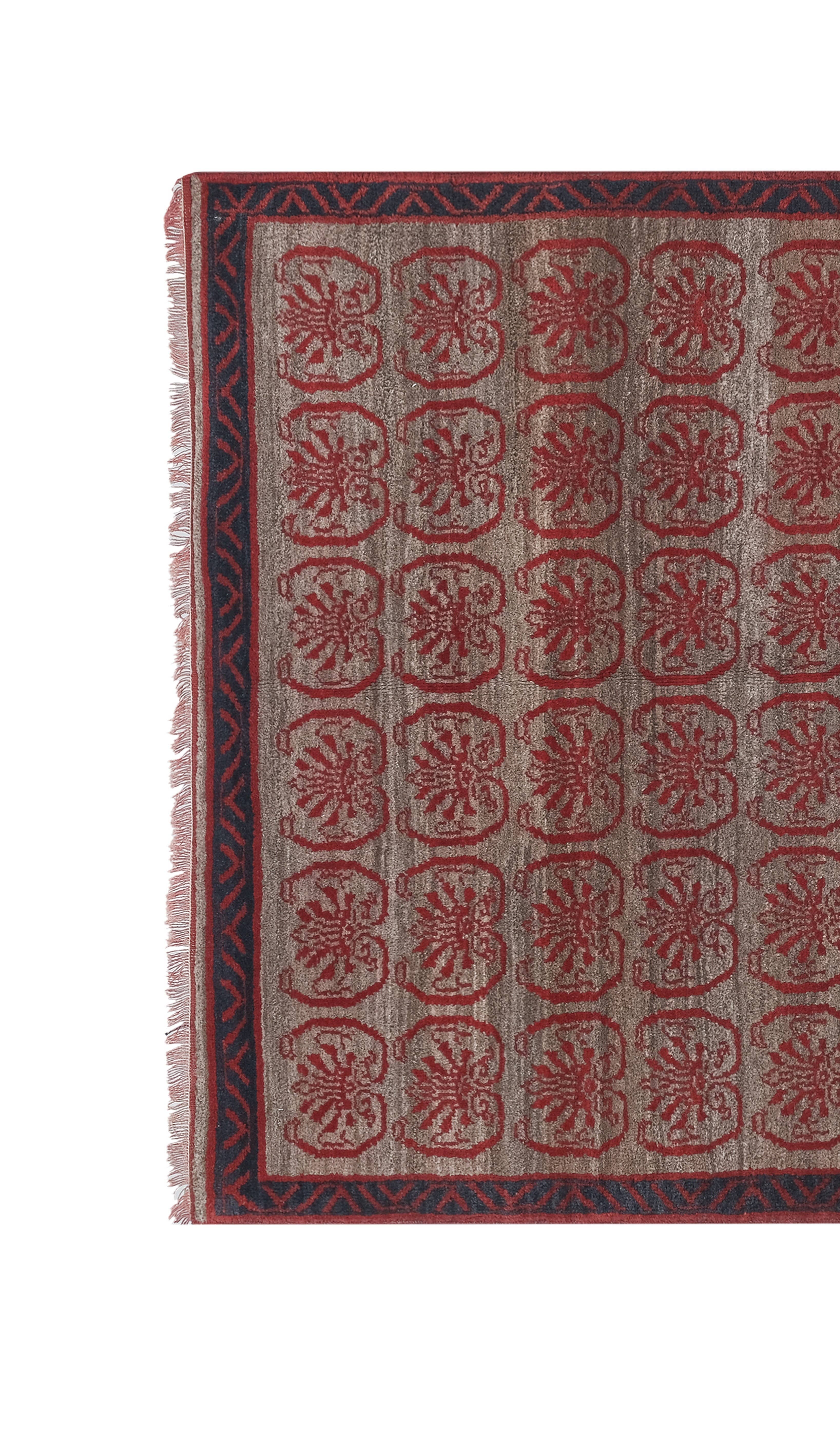 Vintage Turkish Shaggy Tulu Rug 21'' x 54''