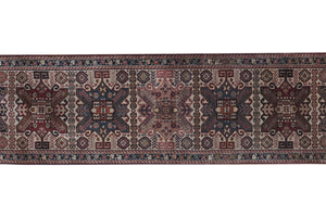 Vintage Turkish Anatolian Runner Rug 2'6'' x 10'
