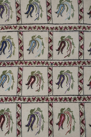Vintage Turkish Kilim Rug 46'' x 49''
