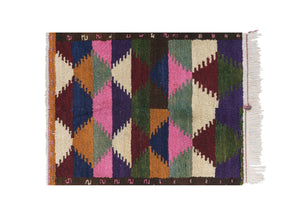 Vintage Turkish Shaggy Tulu Rug 45'' x 55''