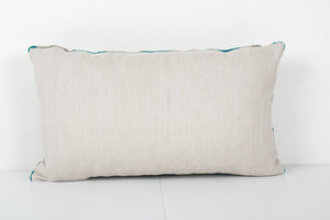Silk Ikat Velvet Pillow Cover | 16'' x 24''
