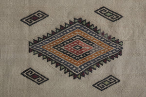 Vintage Turkish Kilim Runner 1'11'' x 13'8''