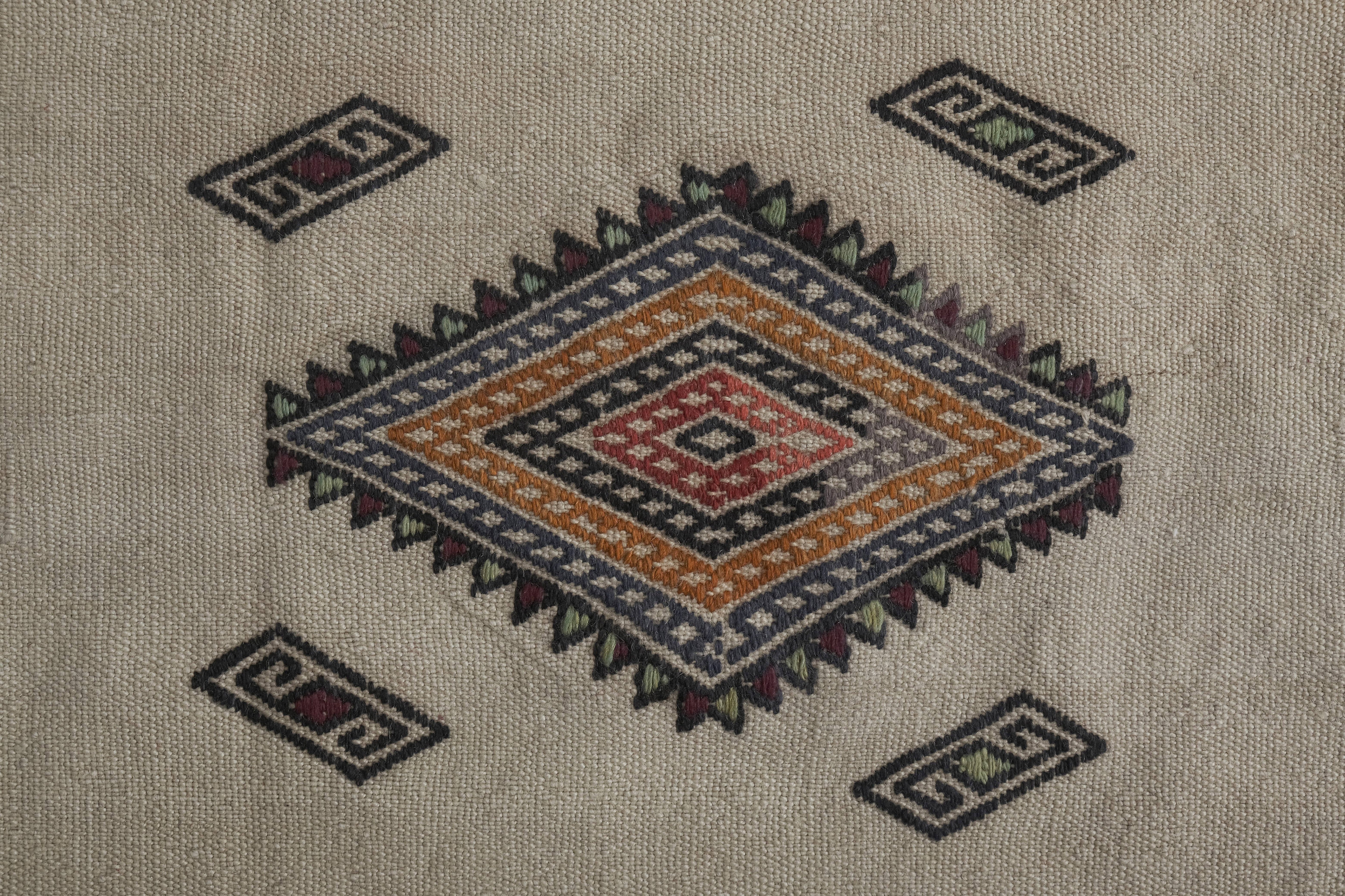 Vintage Turkish Kilim Runner 1'11'' x 13'8''