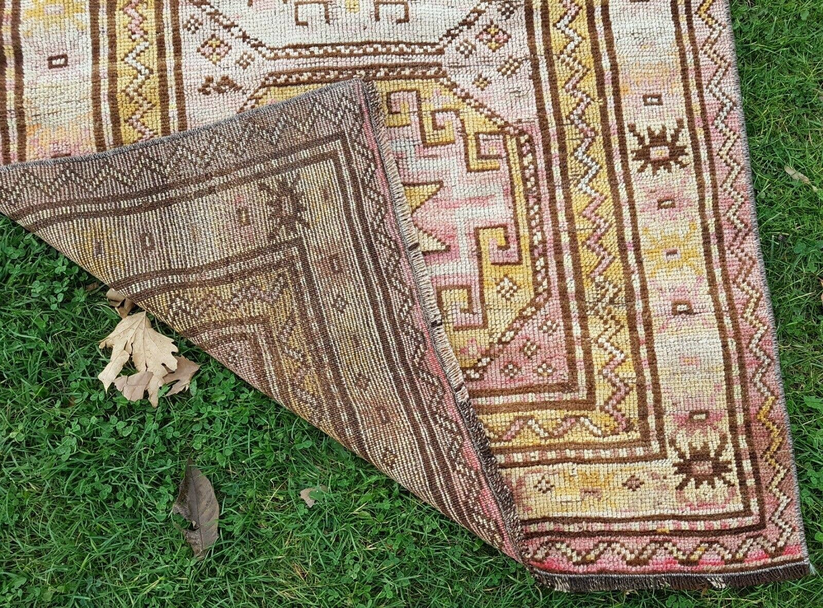 Vintage Caucasian Rug 3'2'' x 7'9''