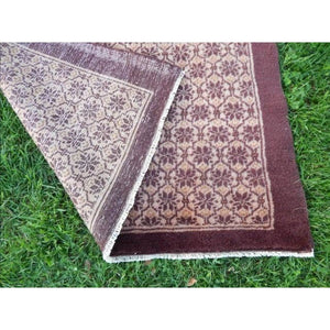 Vintage Turkish Tulu Rug 3'9'' x 6'2''