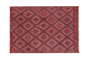 Vintage Turkish Kilim Rug 5'1'' x 8'1''