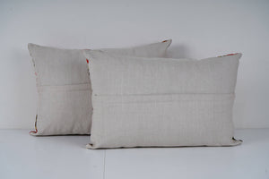 Uzbek Roller Printed Pillow Cover Set of 2 | 16'' x 22''