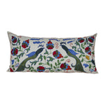 Bird Suzani Bedding Pillow Cover | 16'' x 33''