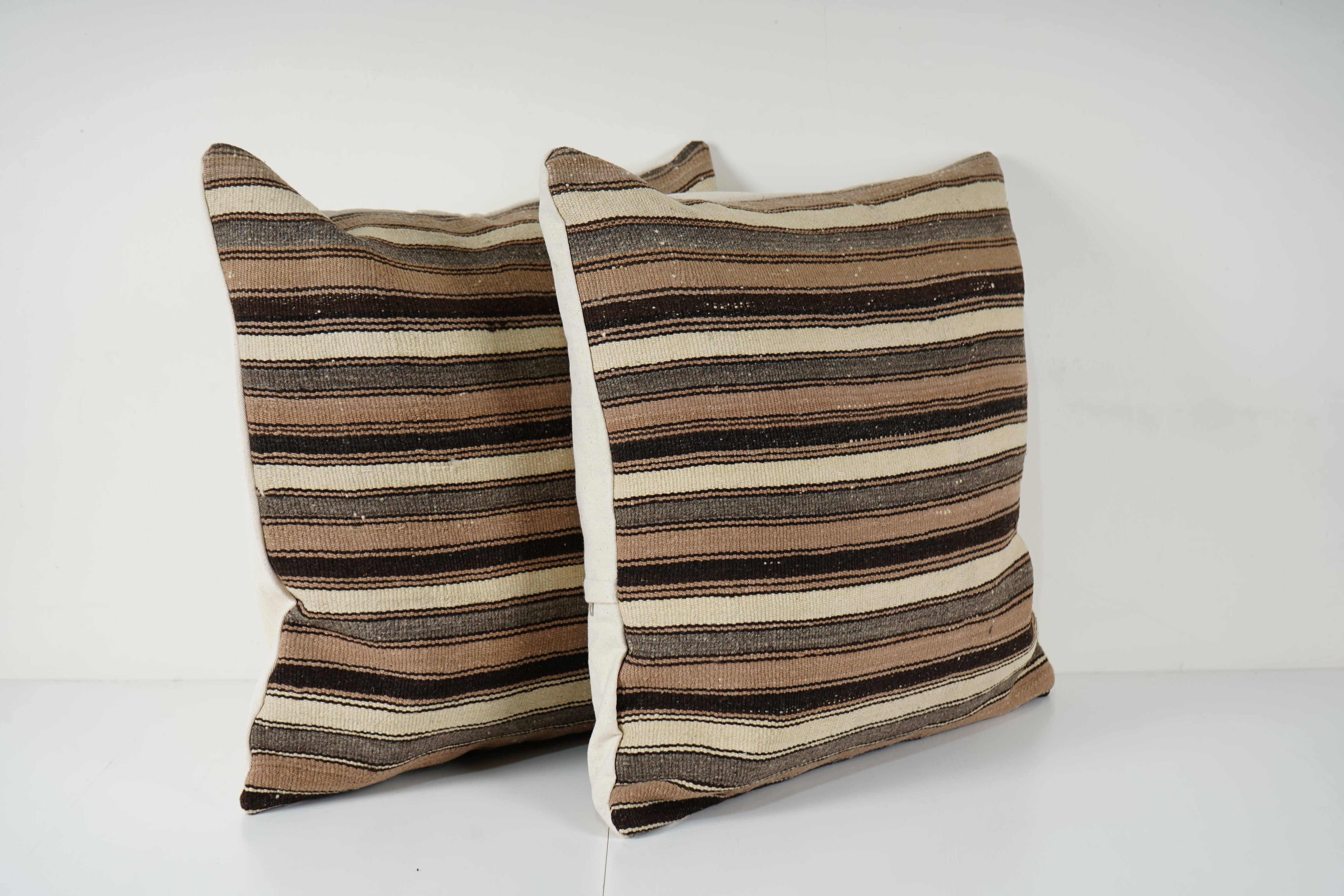 Kilim Pillow Cover Set of 2 | 24'' x 24''