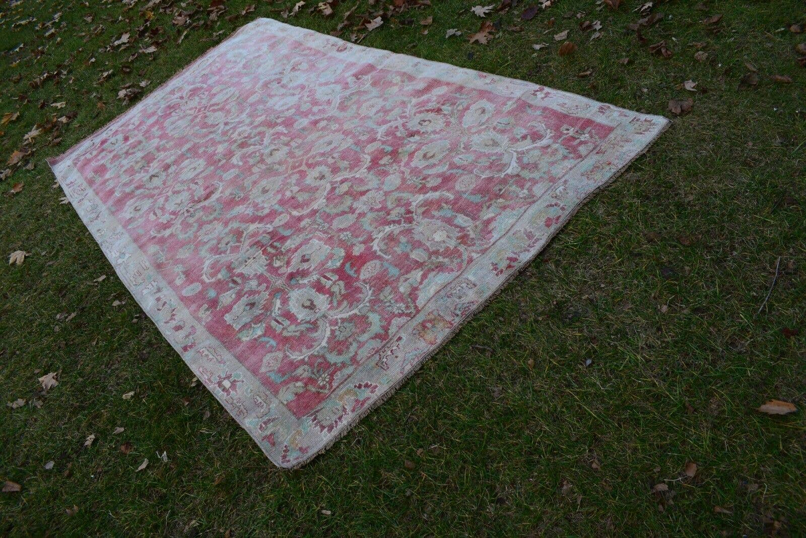Vintage Oushak Rug 5'1'' x 9'1''