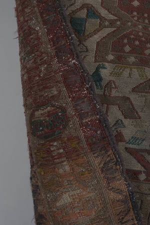 Vintage Turkish Kilim Rug 39'' x 56''