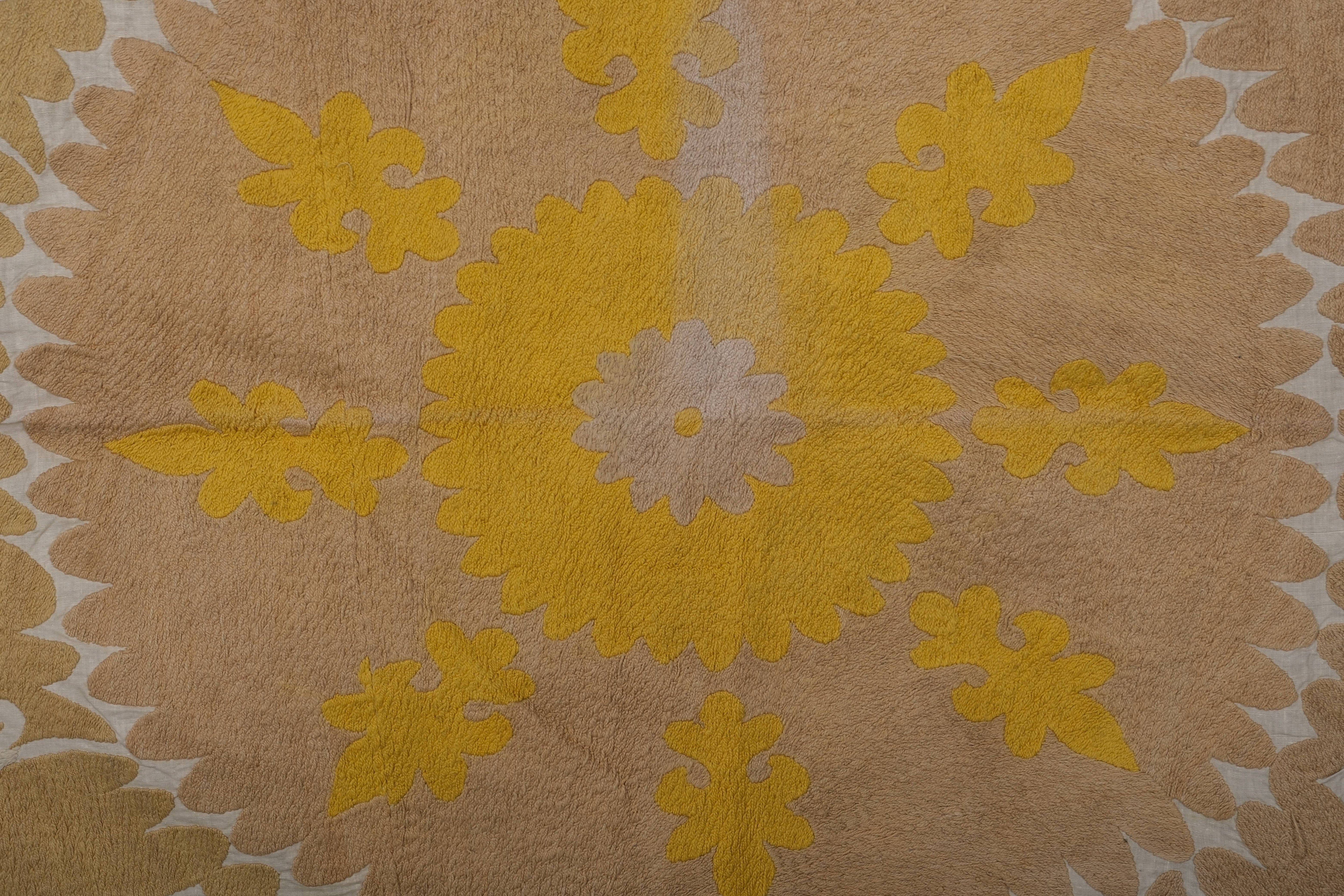 Suzani Wall Hanging & Bedspread | 5' x 5'