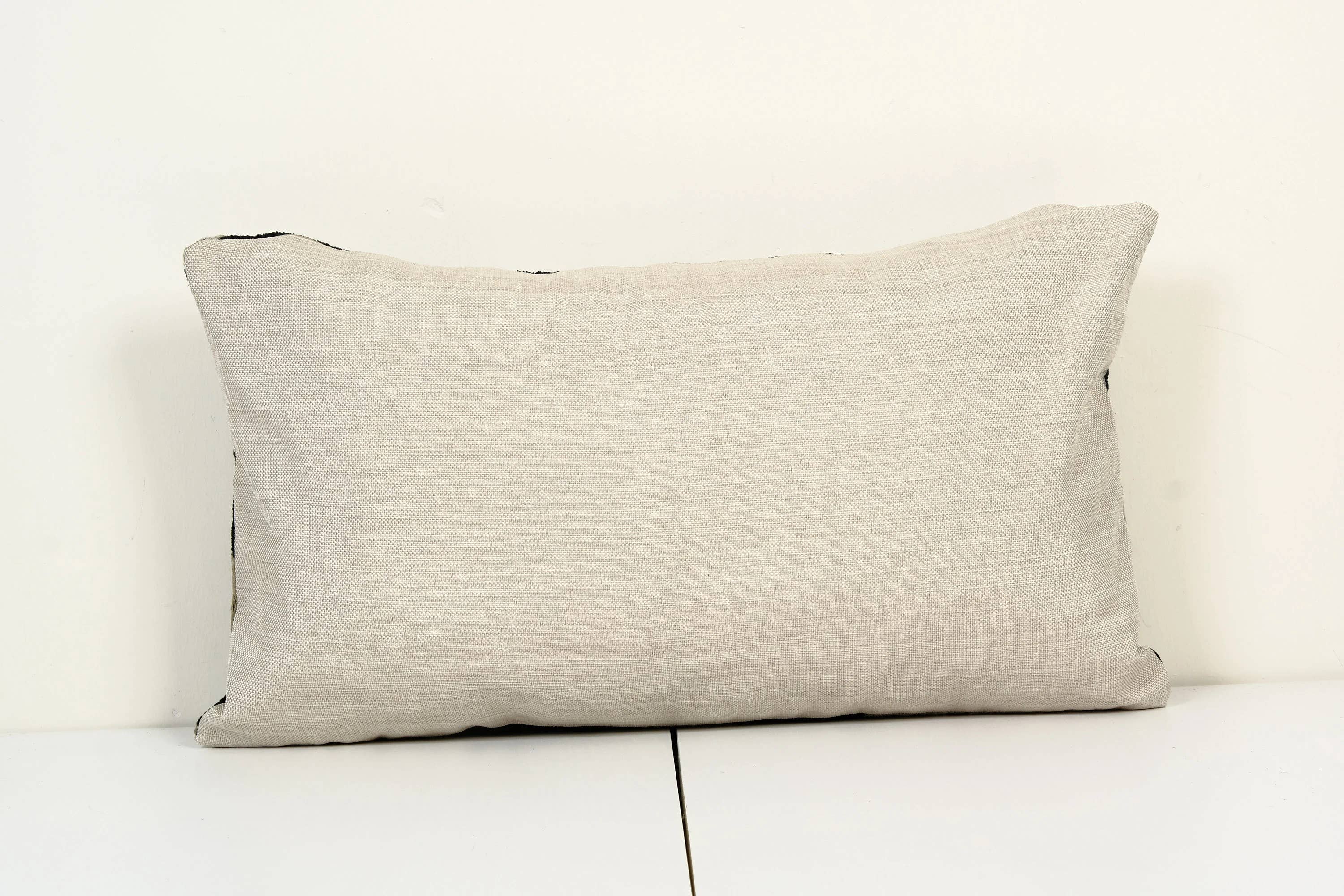 Silk Ikat Velvet Pillow Cover | 16'' x 24''