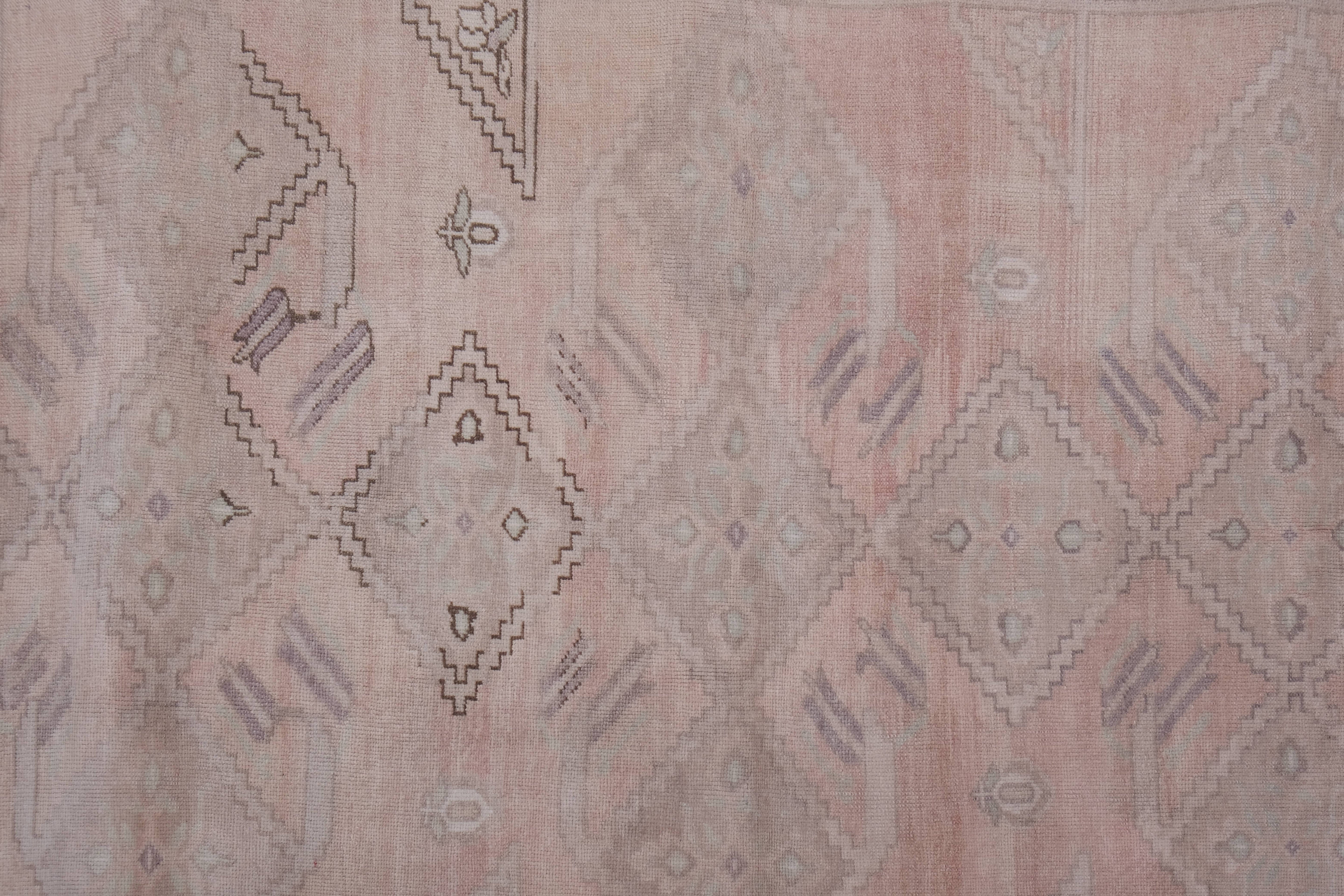 Vintage Turkish Karapinar Rug 5'1'' x 10'2''