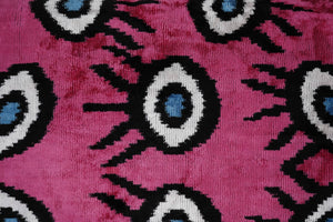 Silk Ikat Velvet Pillow Cover Set of 2 | 16'' x 24''