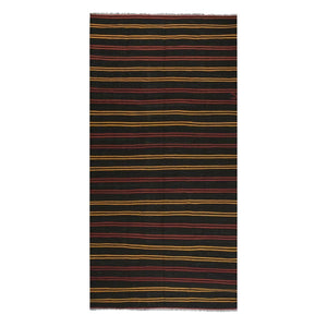 Vintage Turkish Kilim Rug 7'6'' x 13'9''
