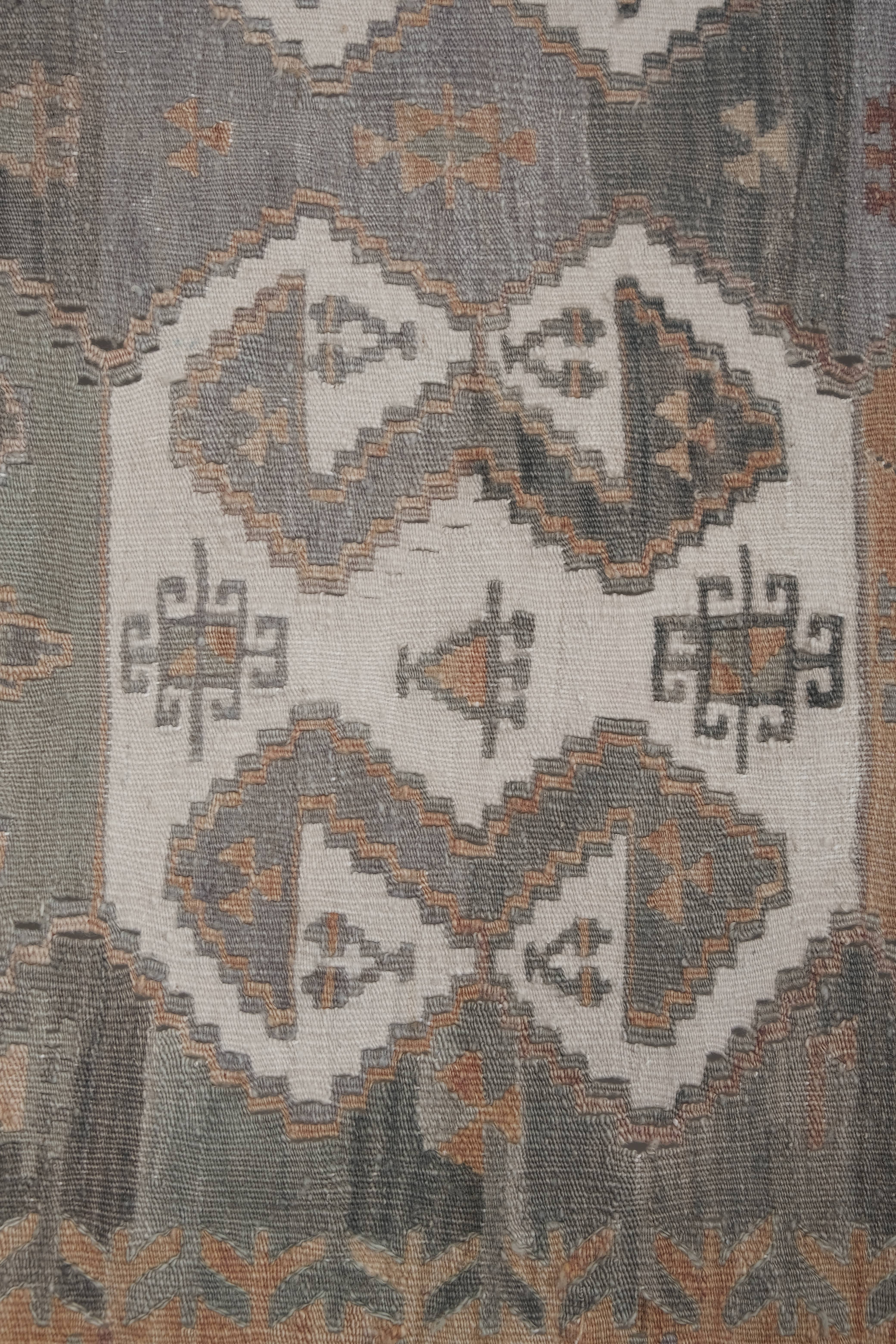 Vintage Kilim Runner 4' x 12'