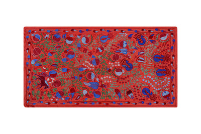 Silk Suzani Wall Hanging & Bedspread | 3'4'' x 6'2''