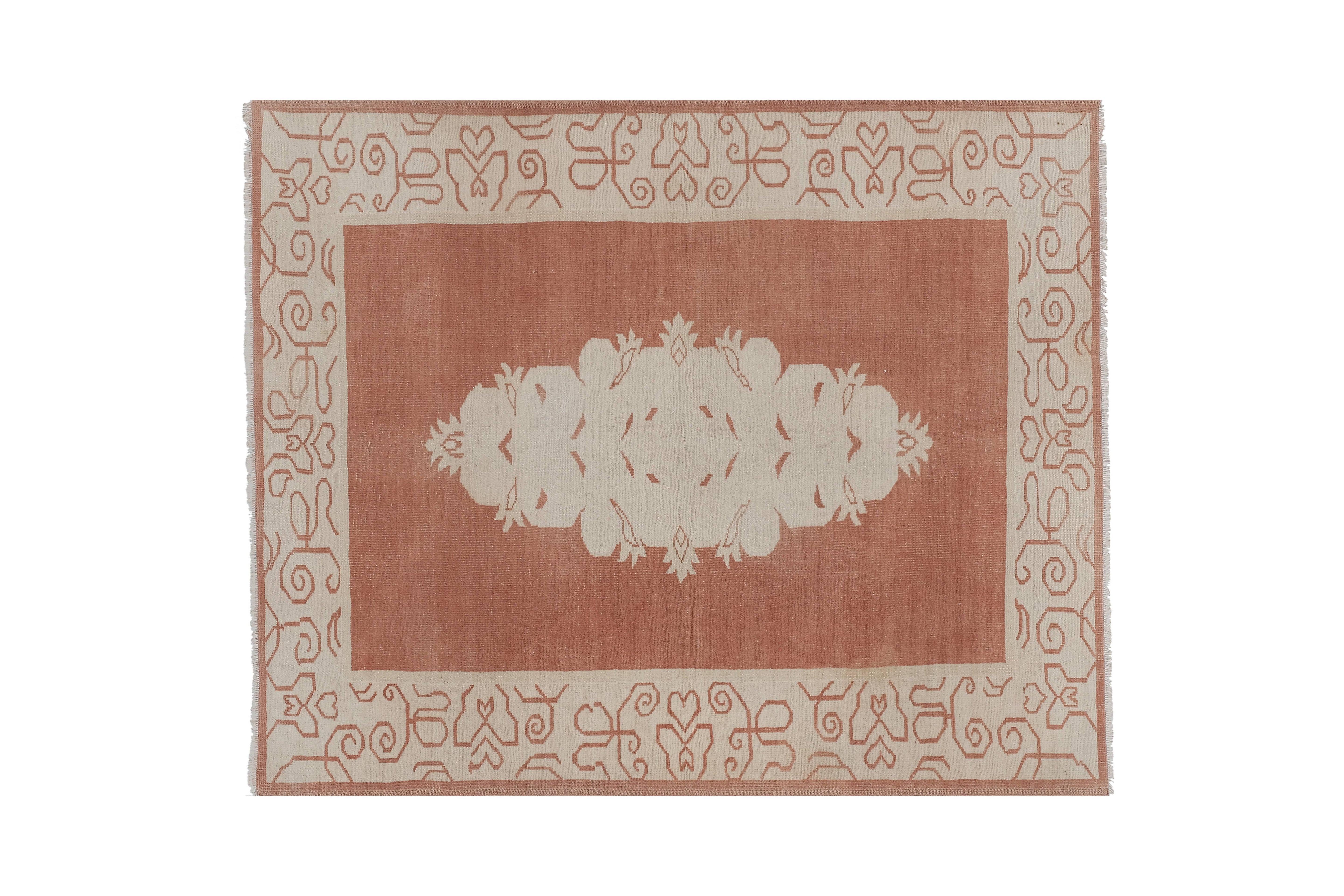 Vintage Caucasian Rug 5'7'' x 6'9''