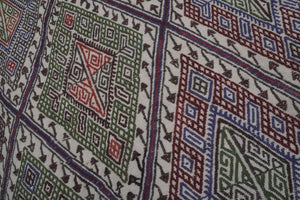 Vintage Turkish Cicim Rug 4'11'' x 6'5''