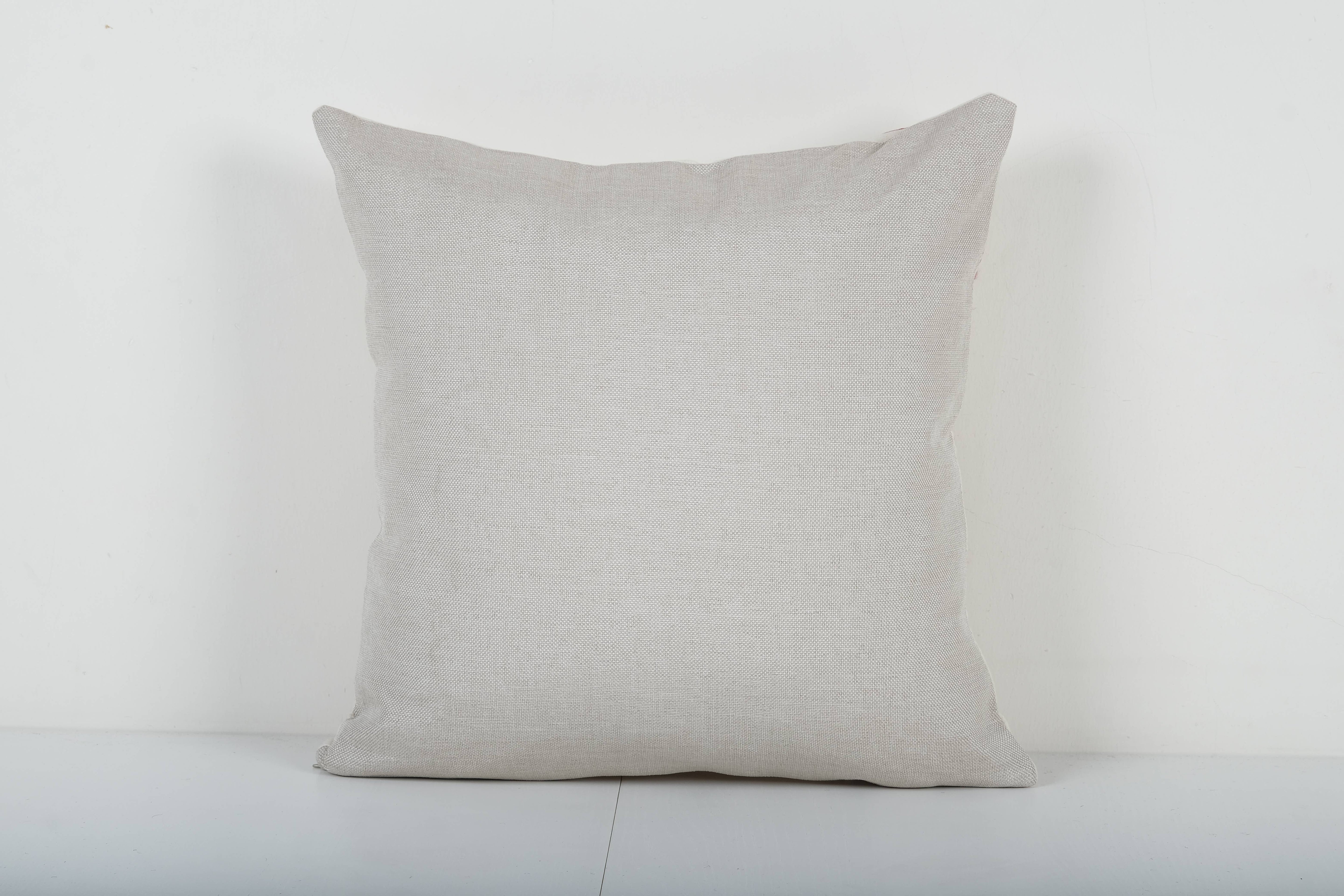 Fish Suzani Pillow Cover | 18'' x 19''