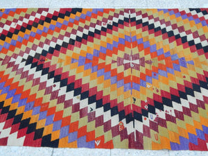 Vintage Turkish Rug 4'2'' x 10'9''