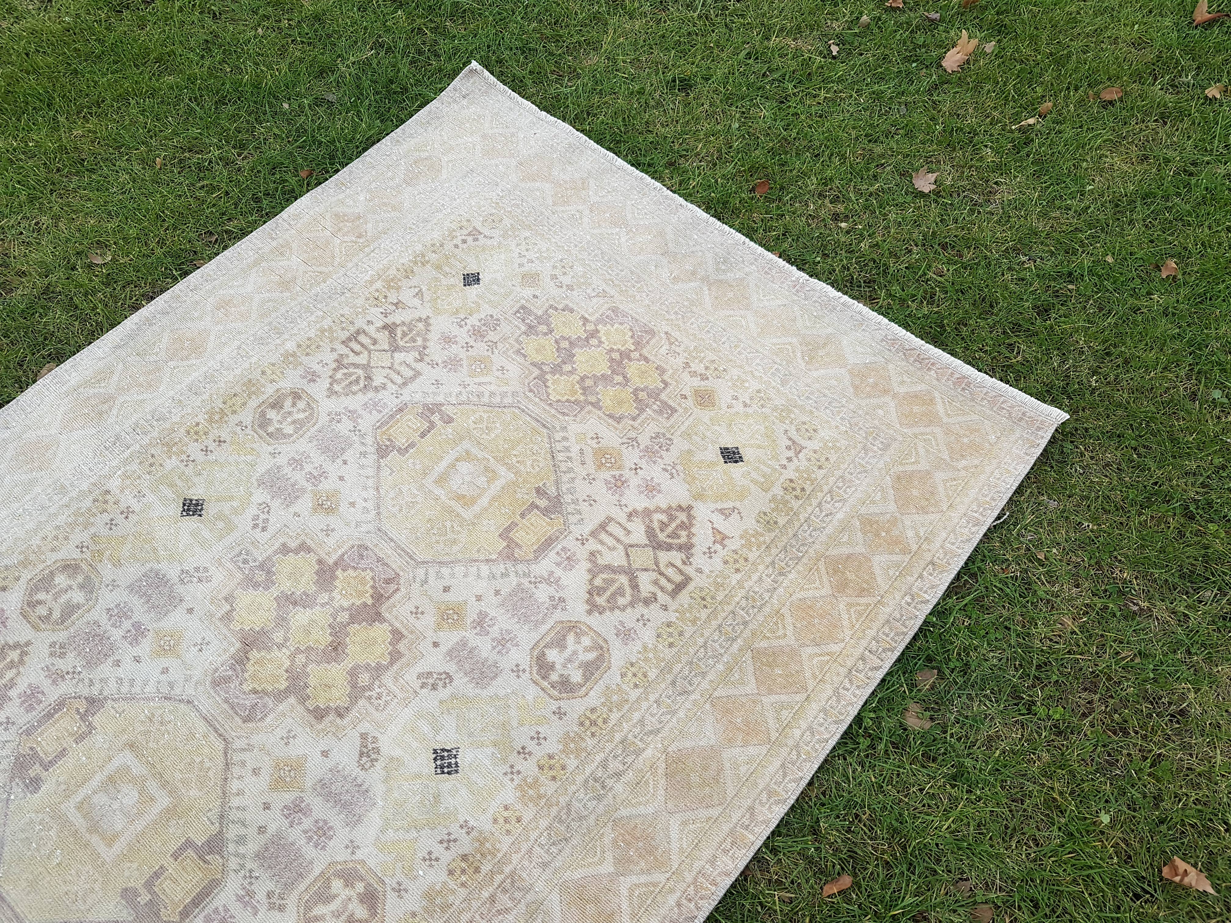 Vintage Oushak Rug 3'7'' x 5'7''
