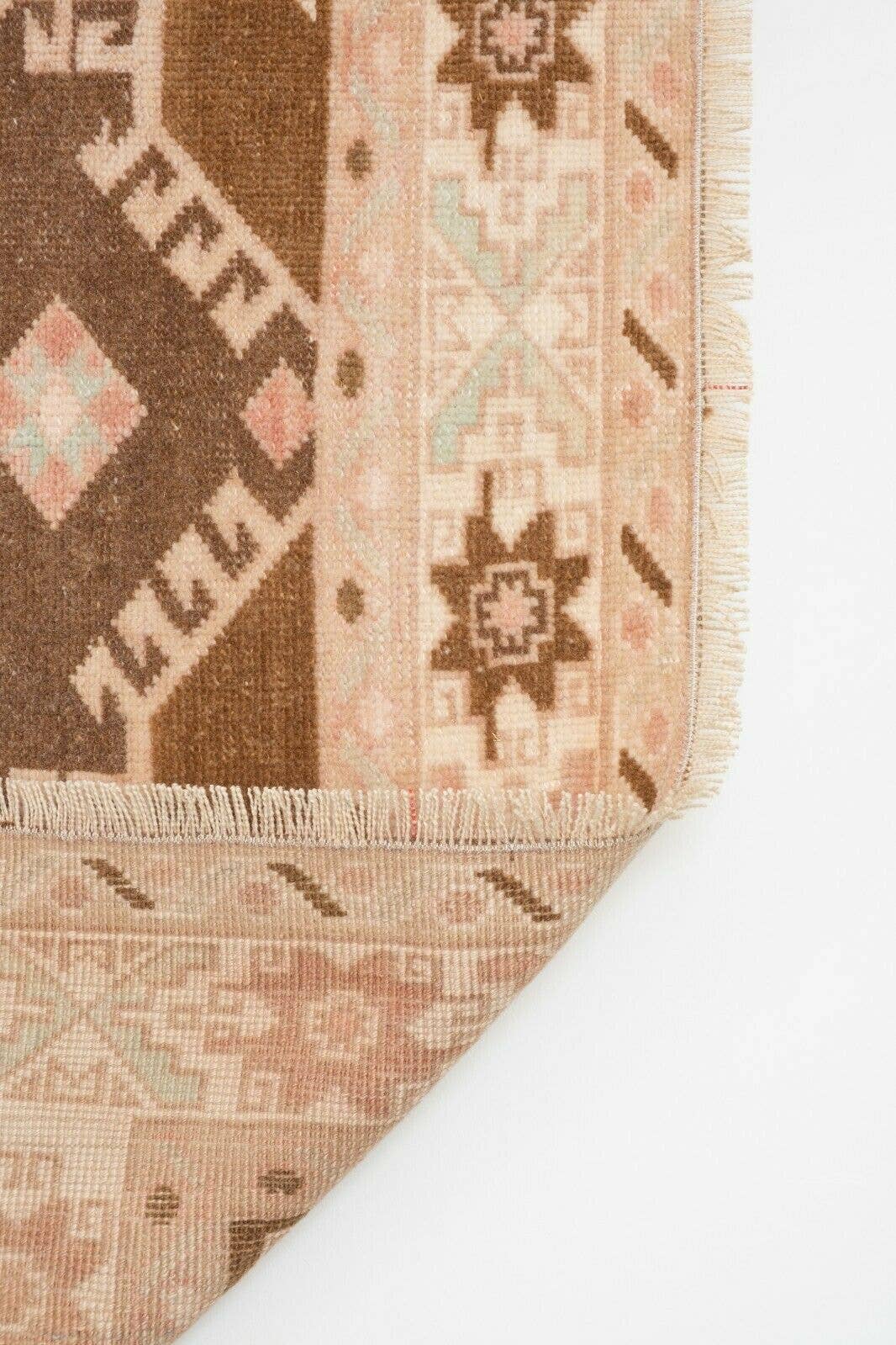 Vintage Turkish Anatolian Runner Rug 4'5'' x 9'8''